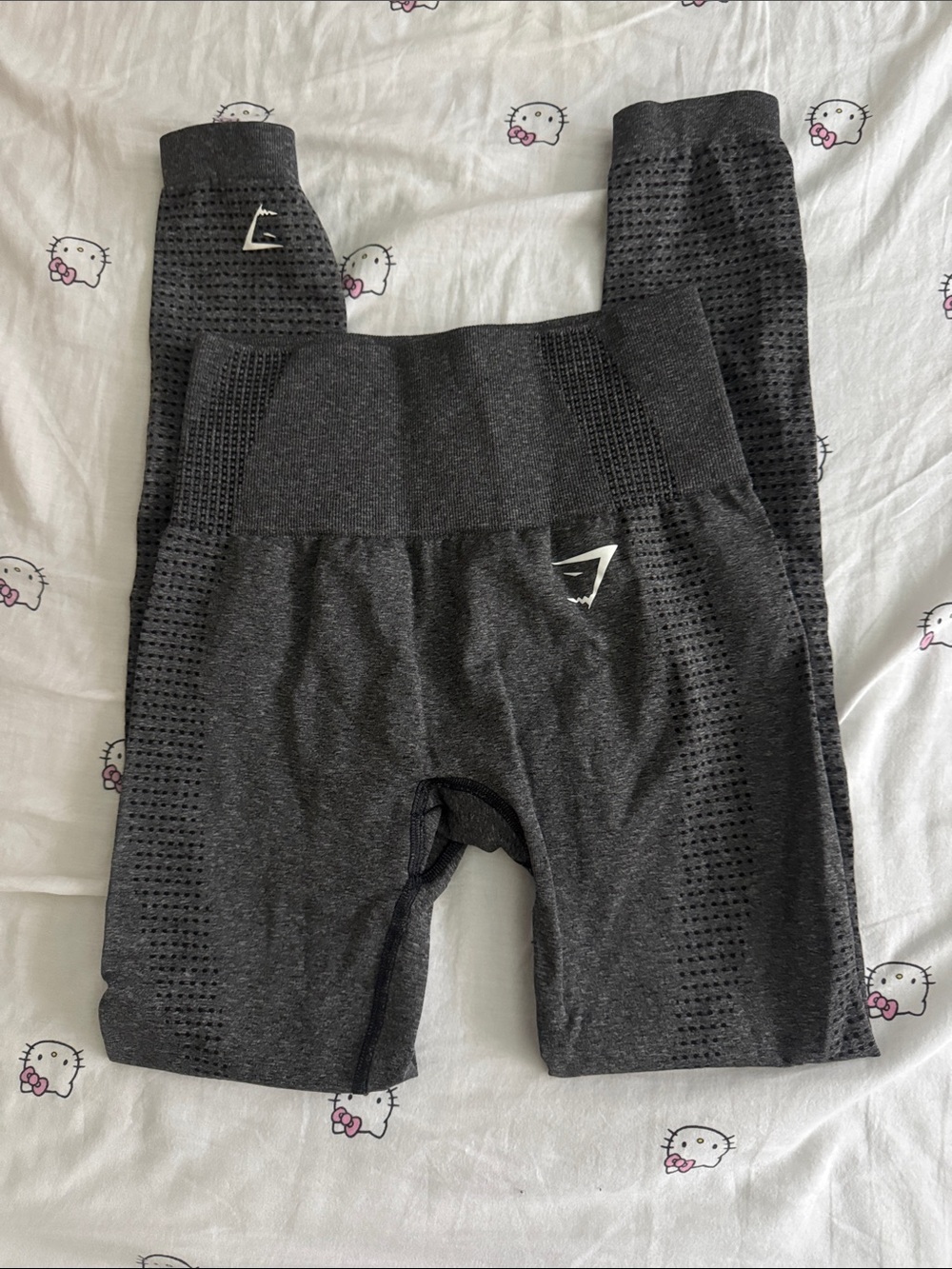GYMSHARK Seamless Dark Charcoal Gray Leggings